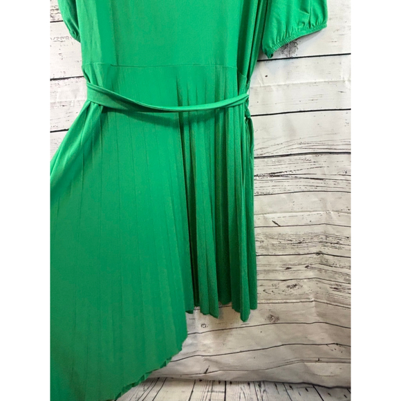 Women's Sharagano Green Pleated Midi Dress 20W - Picture 7 of 7
